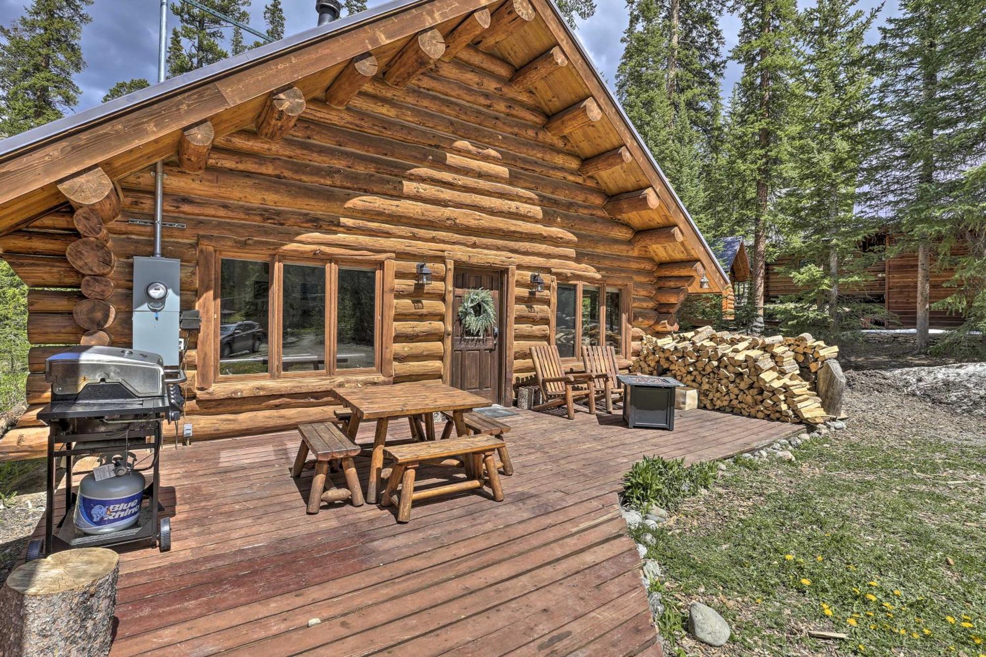 Cozy Breckenridge Cabin With Deck, 8 Mi To Gondola Ngoại thất bức ảnh