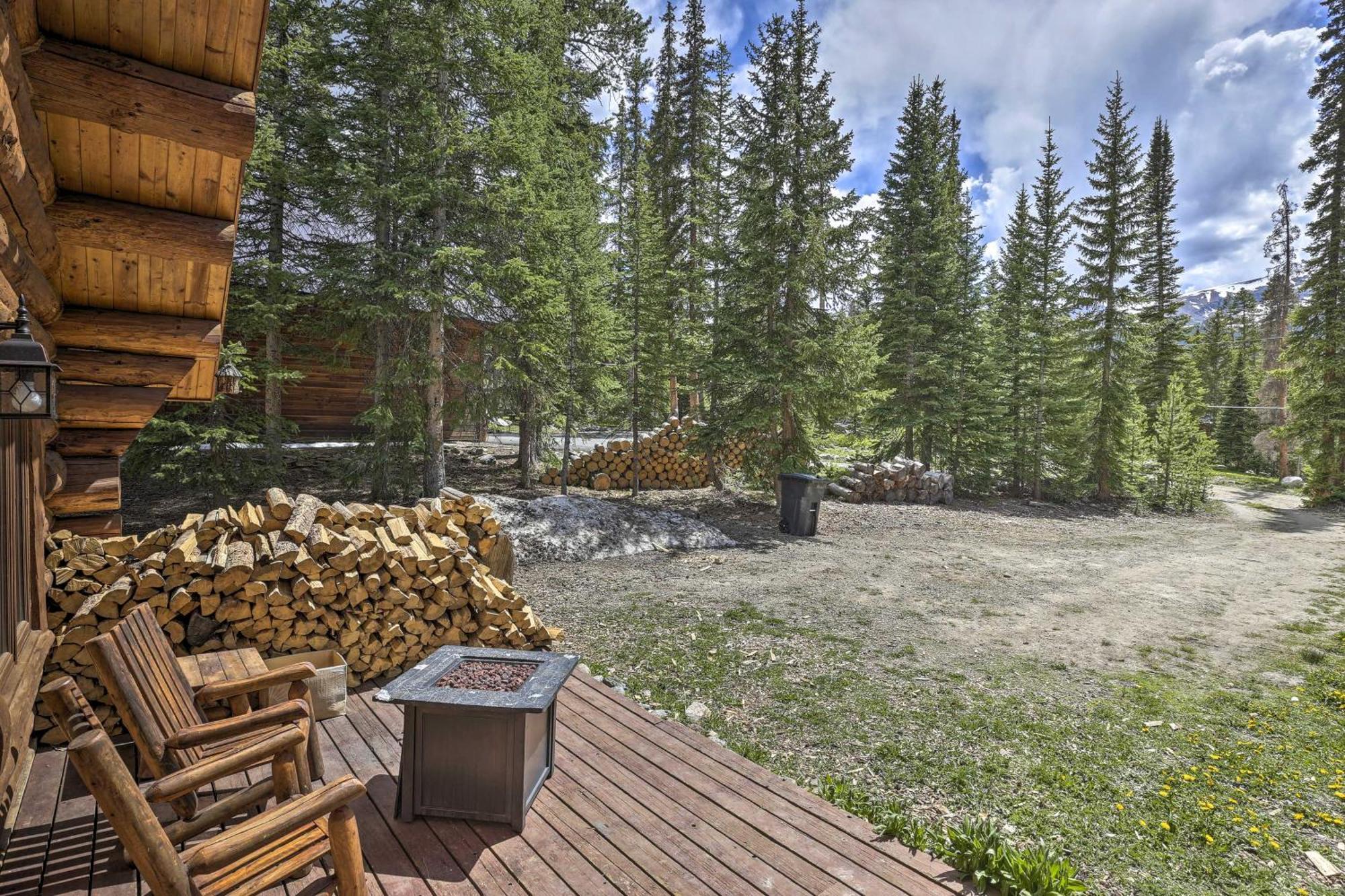 Cozy Breckenridge Cabin With Deck, 8 Mi To Gondola Ngoại thất bức ảnh