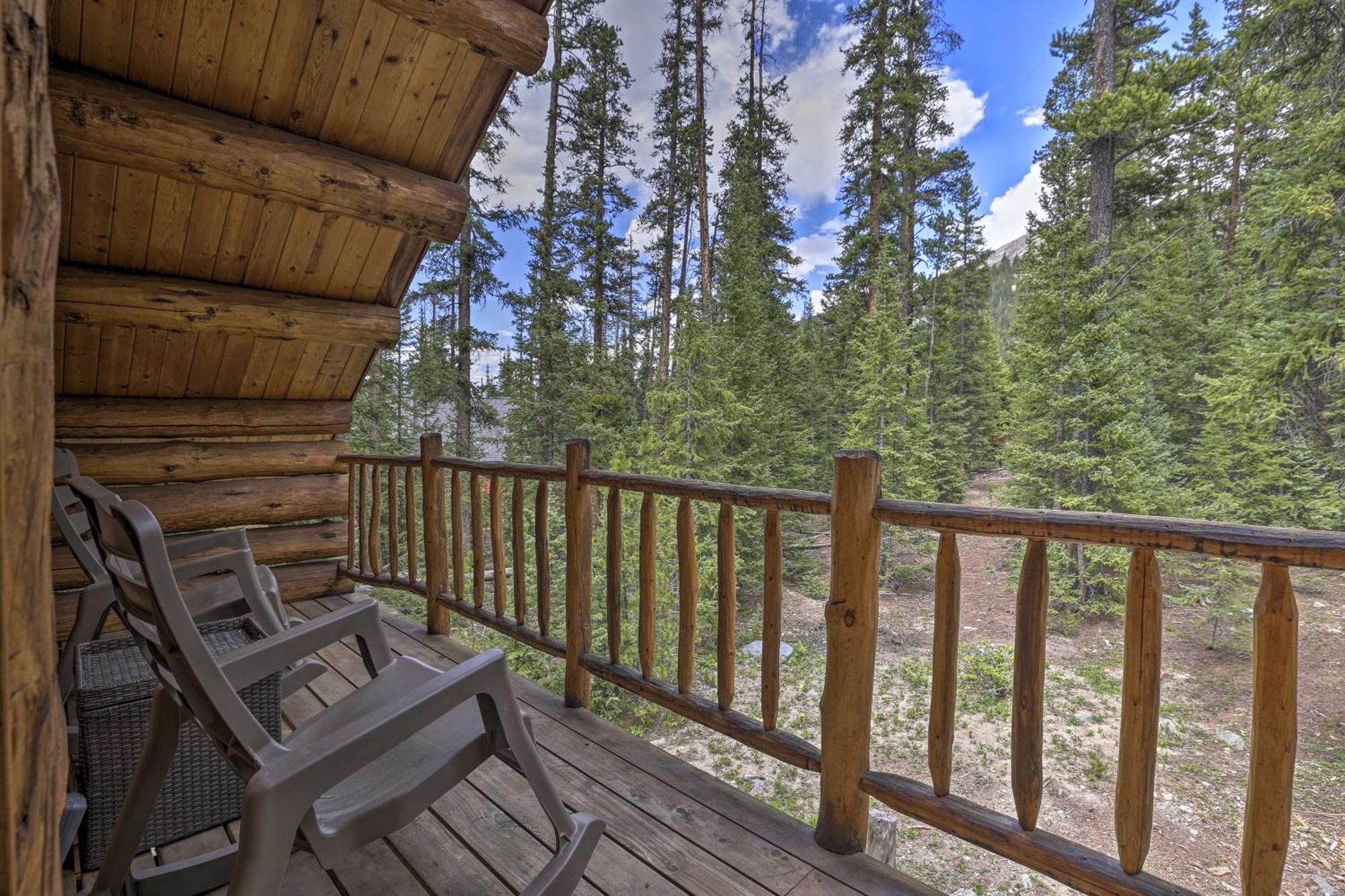 Cozy Breckenridge Cabin With Deck, 8 Mi To Gondola Ngoại thất bức ảnh